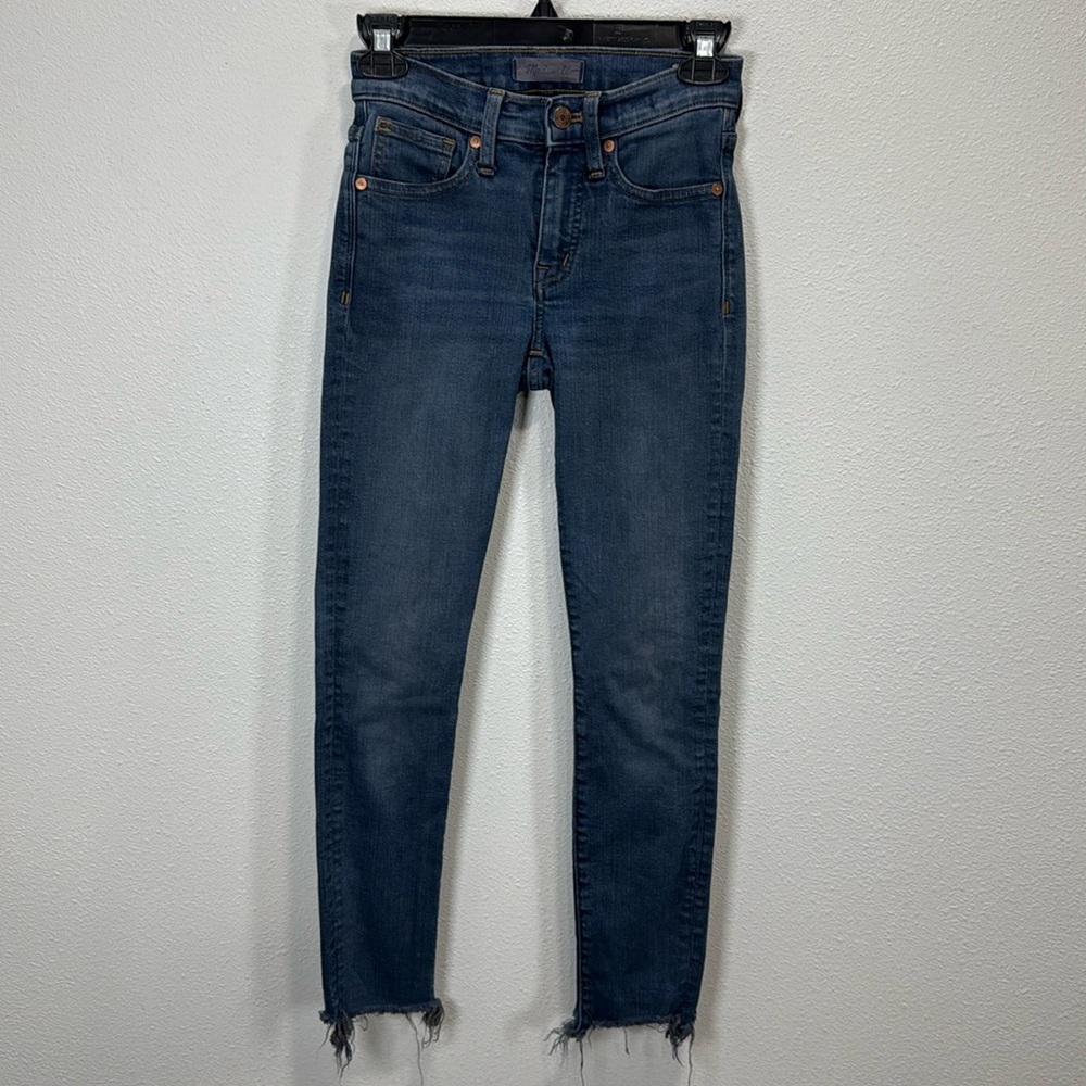 Madewell 9" high rise skinny‎ crop jeans
